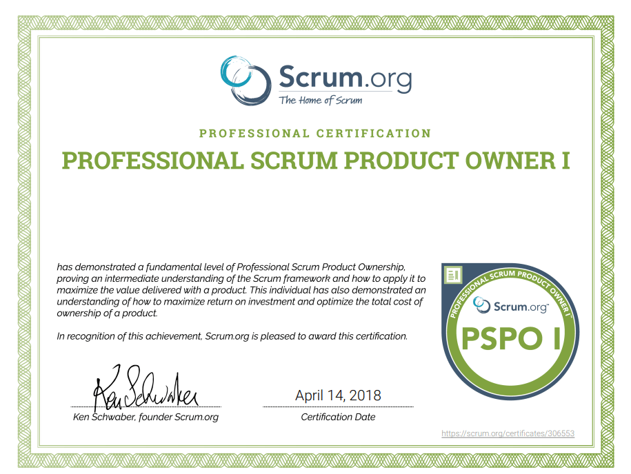 Certificação Certificação